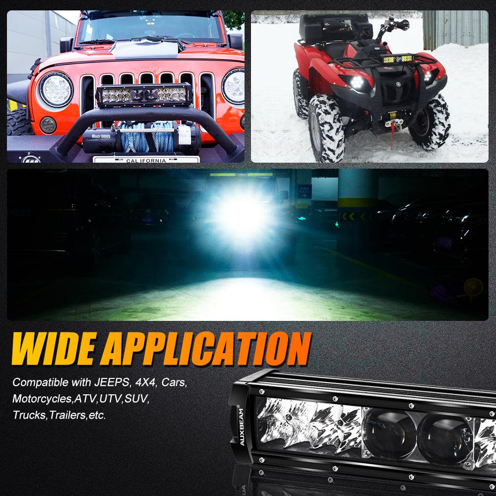 12 Inch 5D-PRO Series 12000LM Spot Beam Off Road Led Light Bar