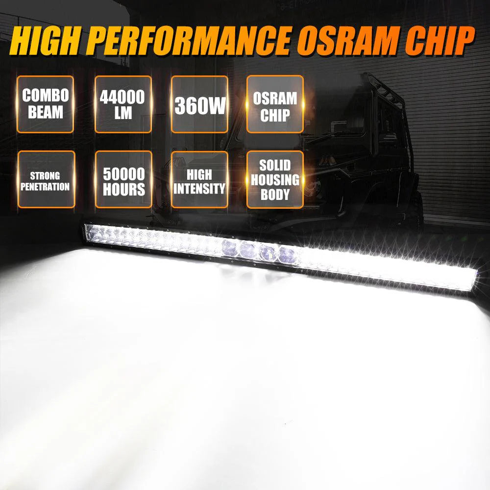42 Inch 5D-PRO Series 44000LM Spot Beam Off Road Led Light Bar