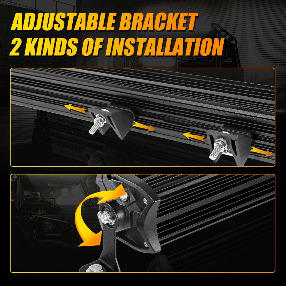 42 Inch 5D-PRO Series 44000LM Spot Beam Off Road Led Light Bar